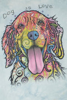 The Mountain "Dog Is Love" Tie Dye T-Shirt