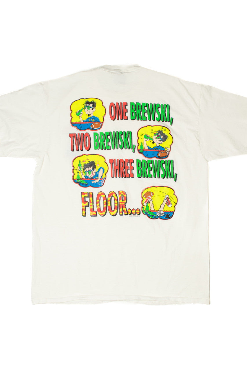 Vintage 1996 Tricky Dick's "Brewmeister" Beer Lover T-Shirt