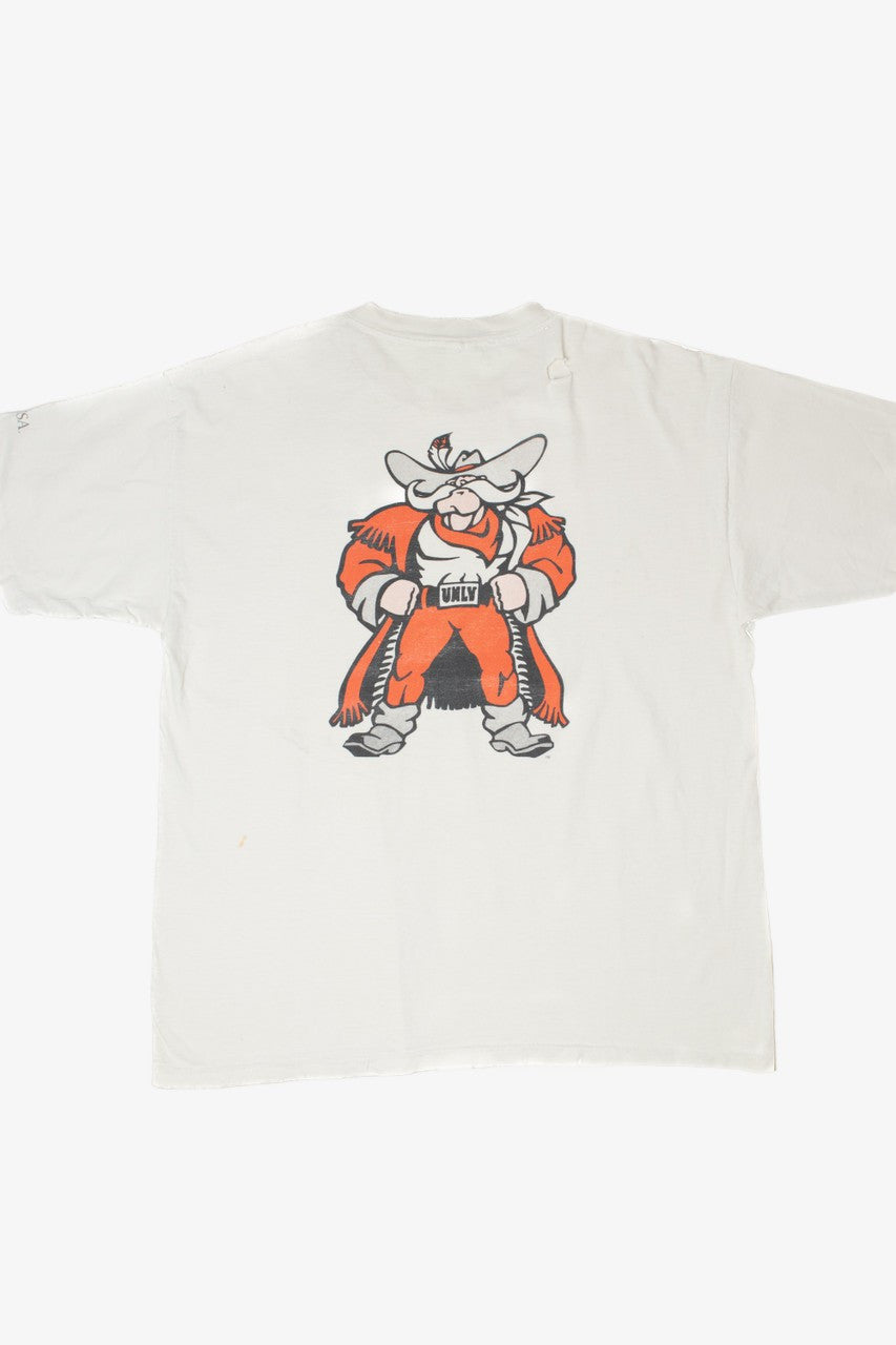 Vintage Thrashed University of Las Vegas Mascot T-Shirt