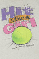 Vintage 1995 Volleyball "Hit Like A Girl" Single Stitch T-Shirt