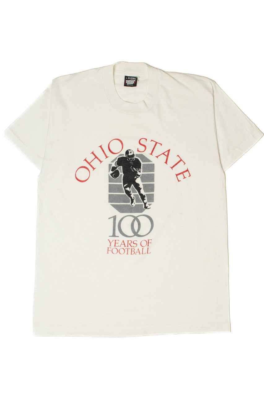 Vintage Ohio State "100 Years Of Football" Single Stitch T-Shirt