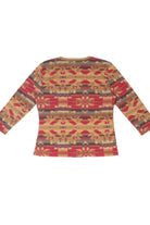 Vintage Y2K Southwest Lace-Up 3/4 Sleeve T-Shirt Top