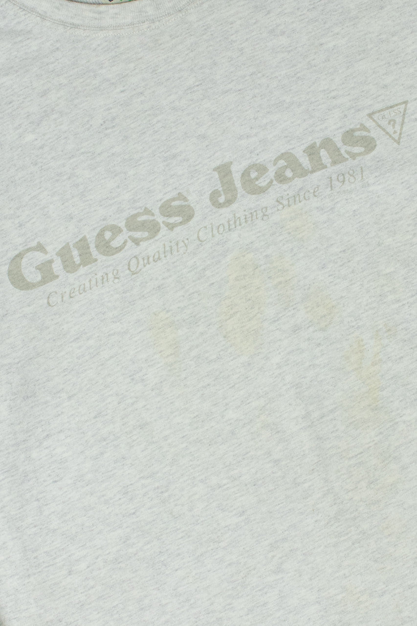 Vintage Guess Jeans With Waffle Weave T-Shirt