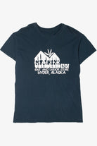 Recycled Glacier Inn Alaska Weed Leaf T-Shirt