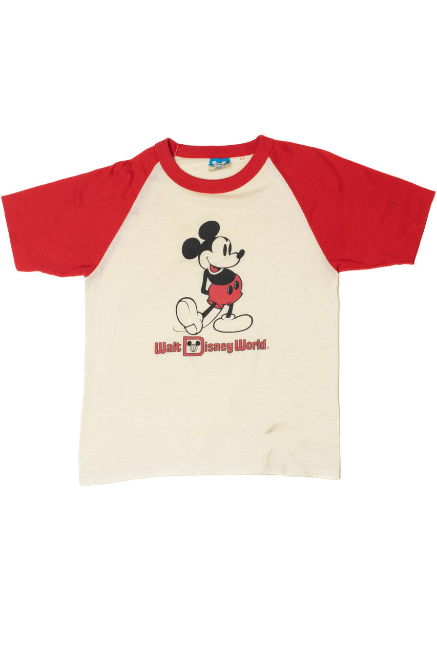 Vintage Mickey Mouse "Walt Disney World" Raglan T-Shirt