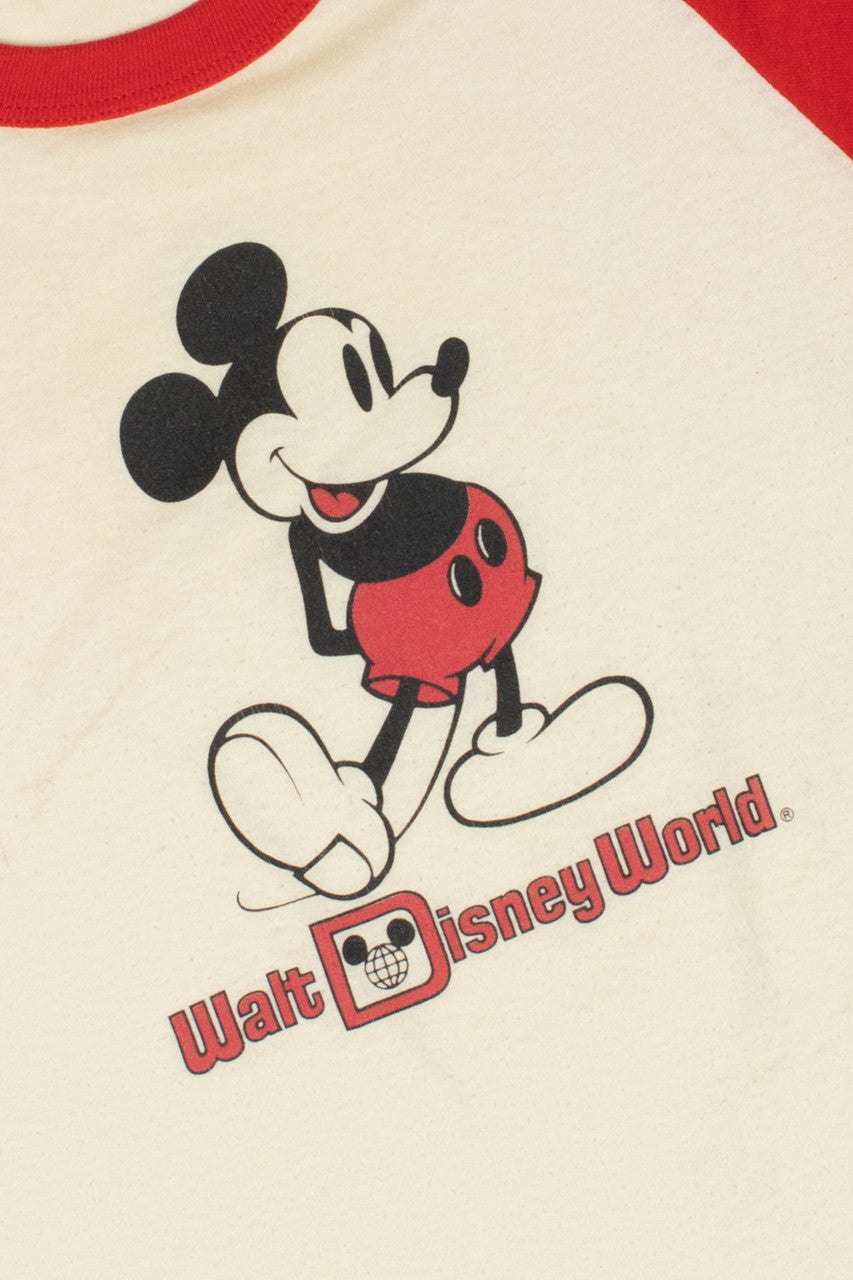Vintage Mickey Mouse "Walt Disney World" Raglan T-Shirt