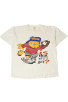 Vintage Garfield "Is That All Ya Got?" Baseball Single Stitch T-Shirt