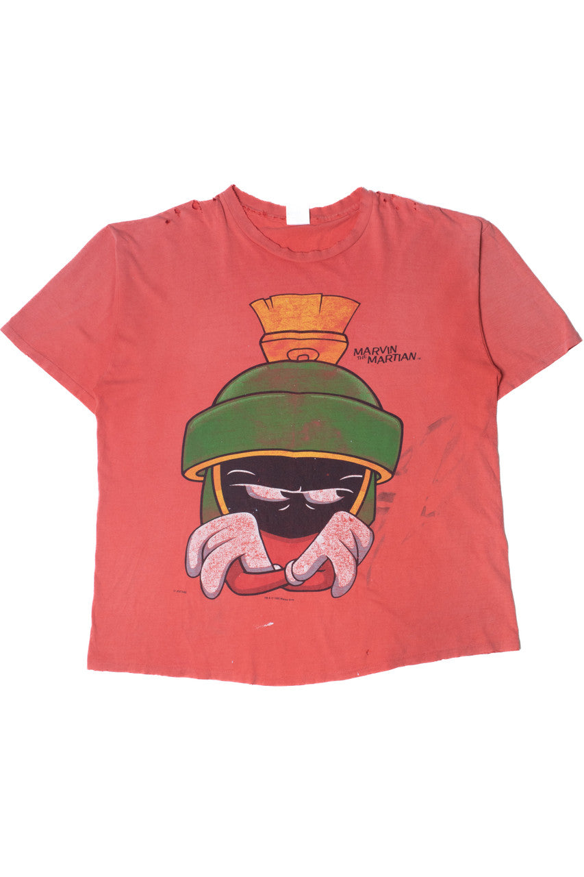 Vintage Thrashed Marvin The Martian Looney Tunes T-Shirt