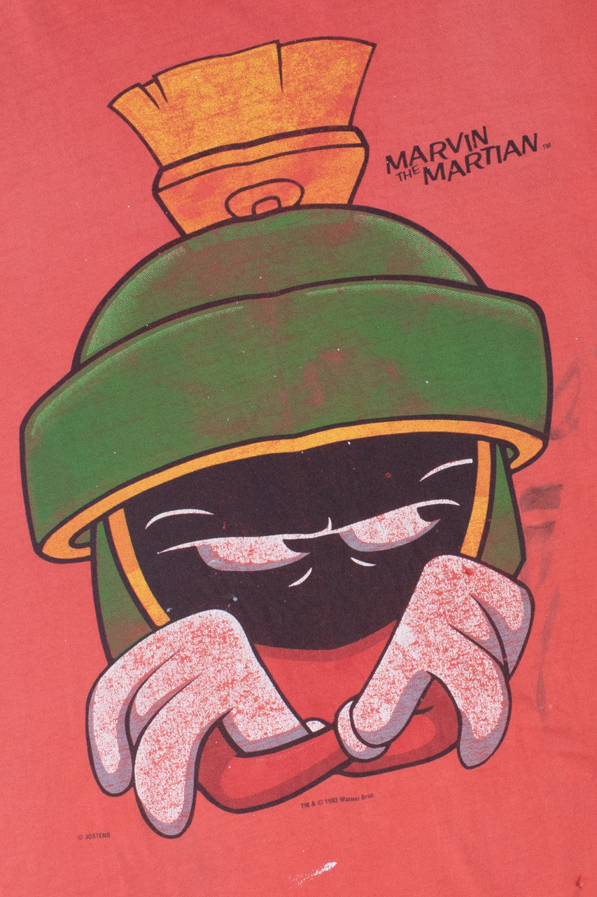 Vintage Thrashed Marvin The Martian Looney Tunes T-Shirt