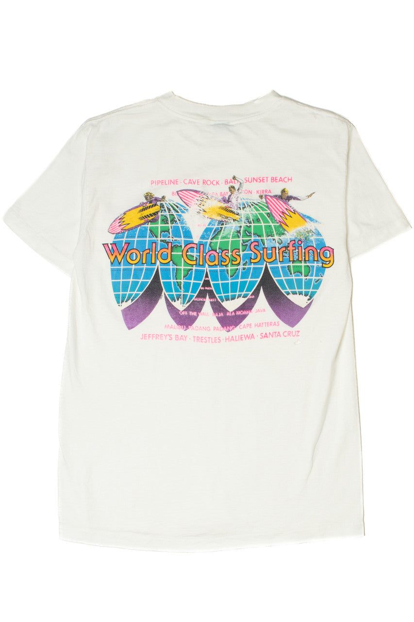 Vintage "World Class Surfing" Single Stitch Pocket T-Shirt
