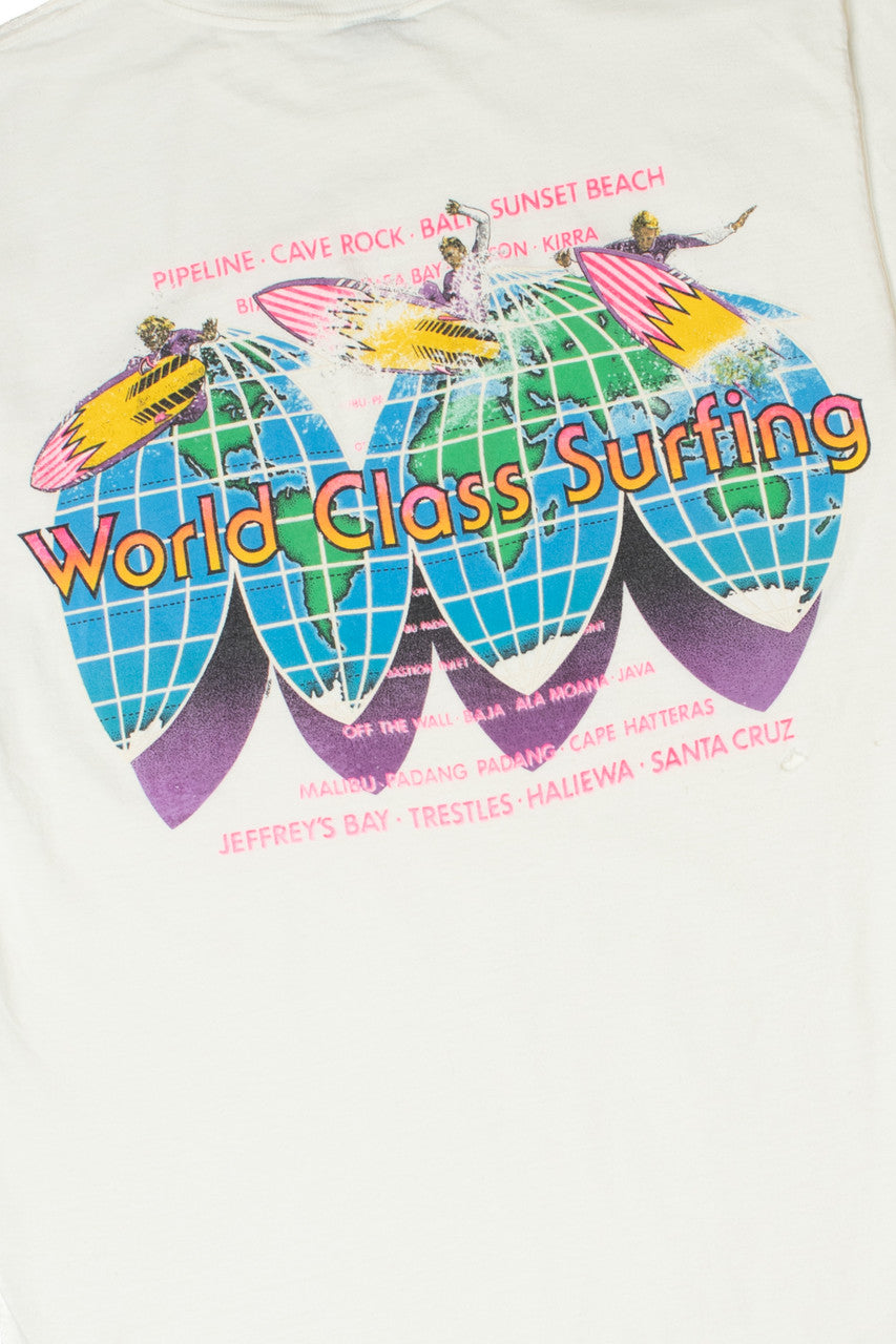 Vintage "World Class Surfing" Single Stitch Pocket T-Shirt