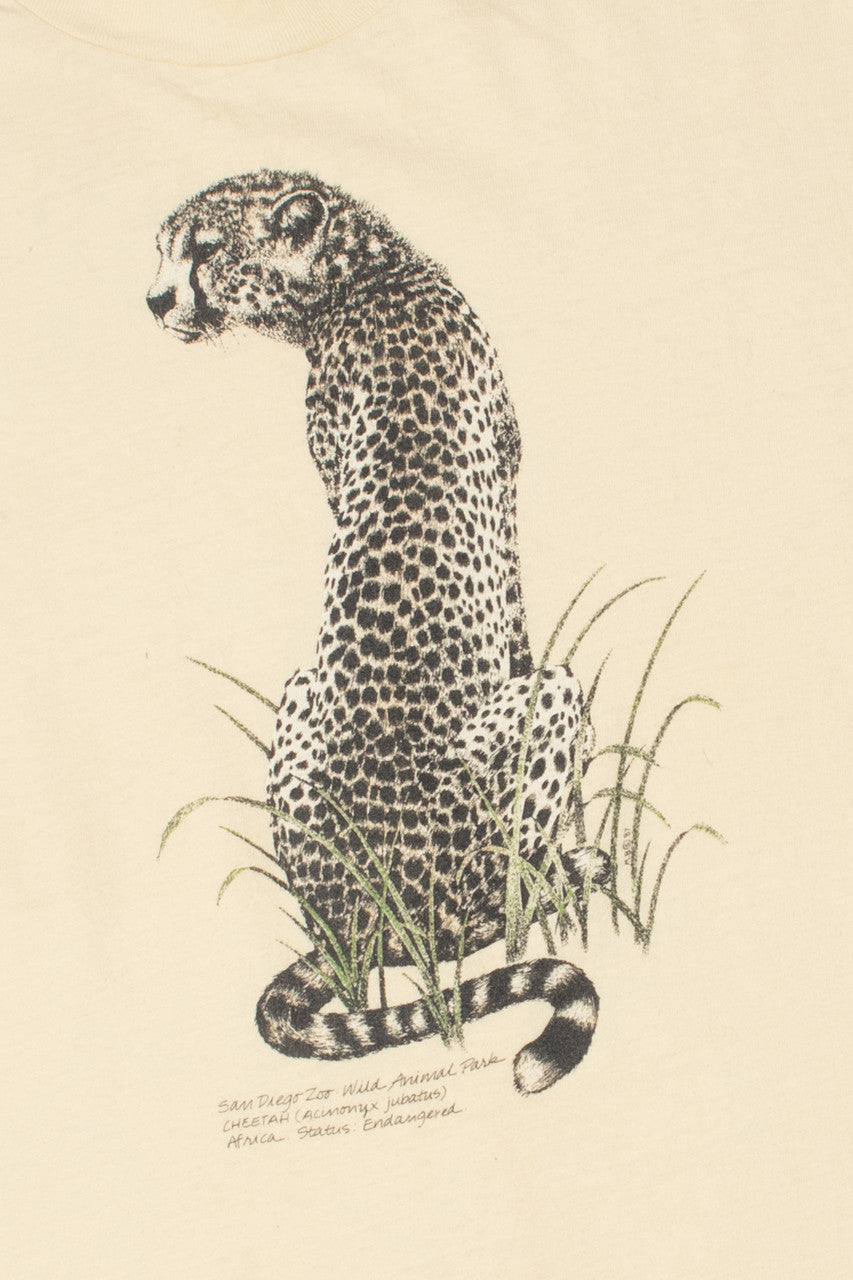 Vintage "San Diego Zoo" Cheetah Single Stitch T-Shirt