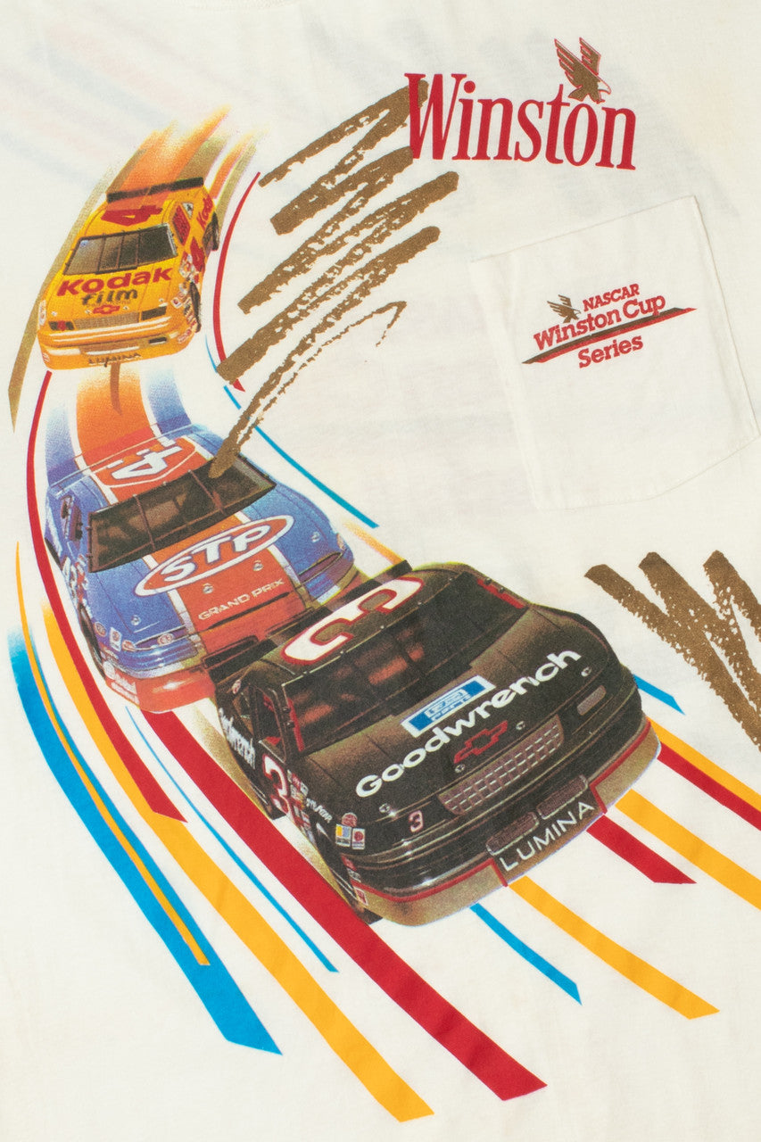 Vintage NASCAR "Winston World Cup Series" Pocket T-Shirt
