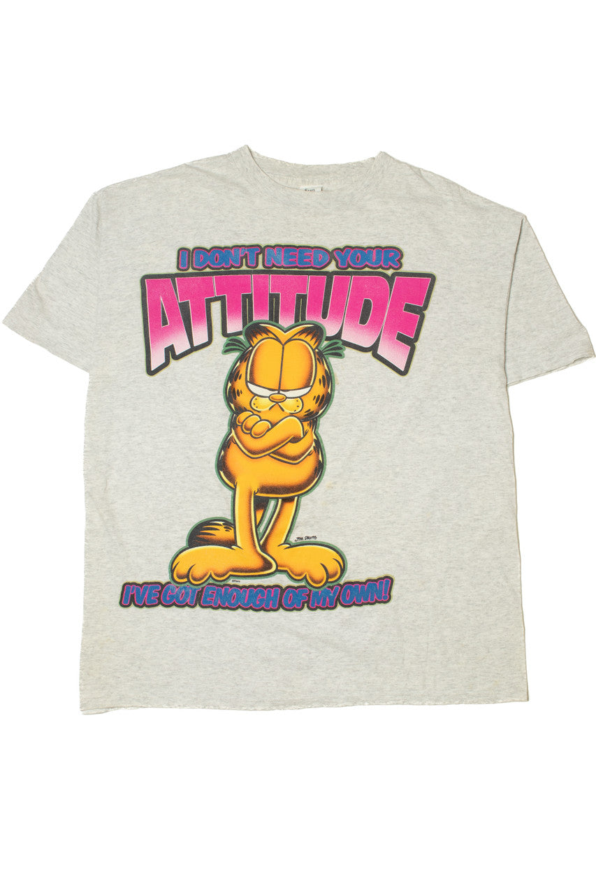 Vintage Garfield "I Don't Need Your Attitude" T-Shirt