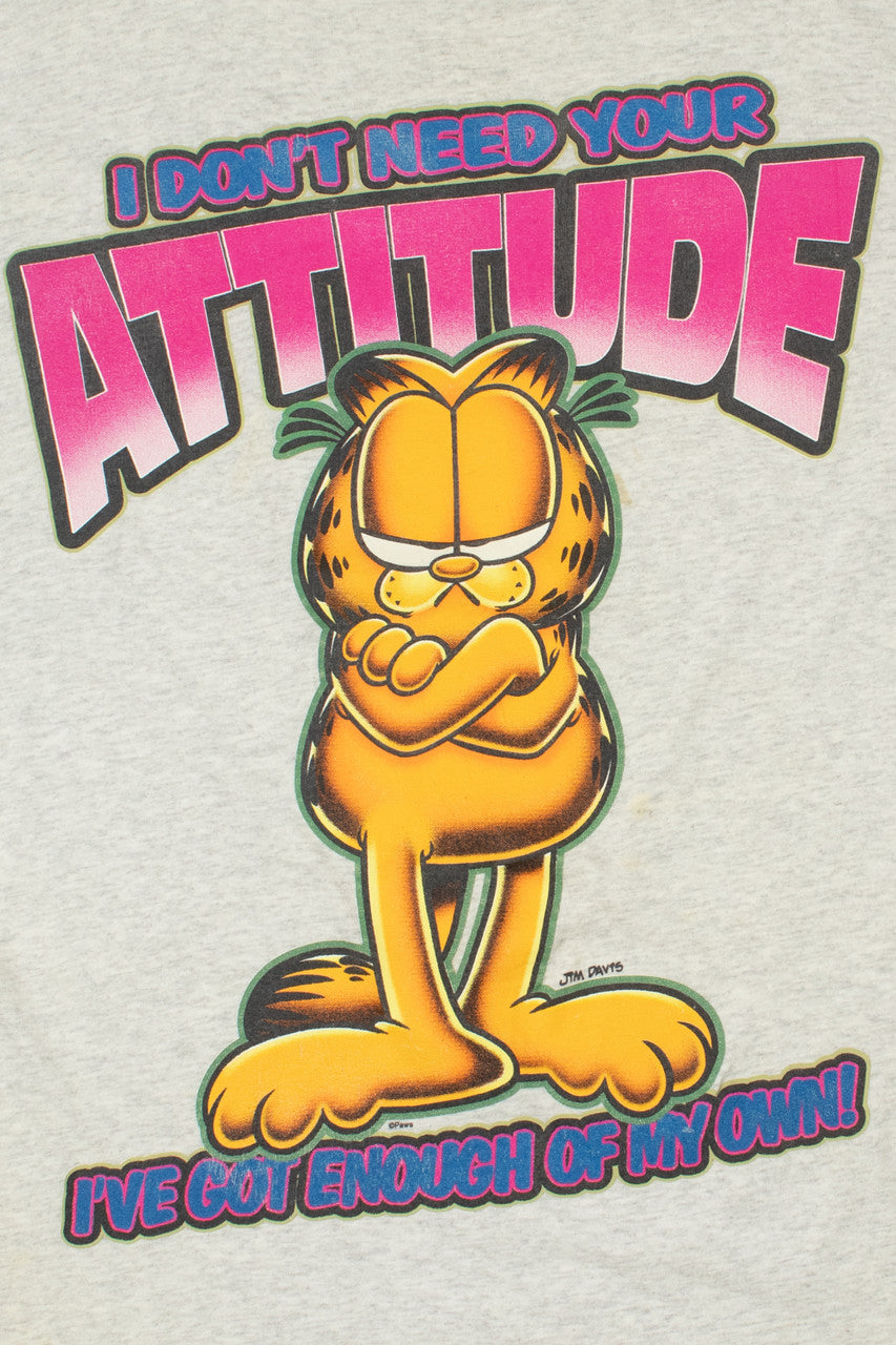 Vintage Garfield "I Don't Need Your Attitude" T-Shirt
