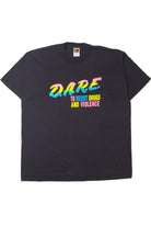 Vintage "D.A.R.E." Rainbow Gradient Single Stitch T-Shirt