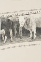 Vintage "Shitfaced In Alberta" Cows Single Stitch T-Shirt