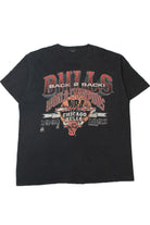 Vintage 1992 Distressed Chicago Bulls "Back 2 Back!" NBA Champions T-Shirt