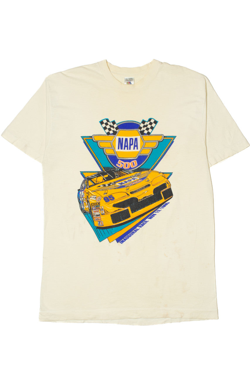 Vintage 1995 "NAPA 500" Inaugural Race T-Shirt