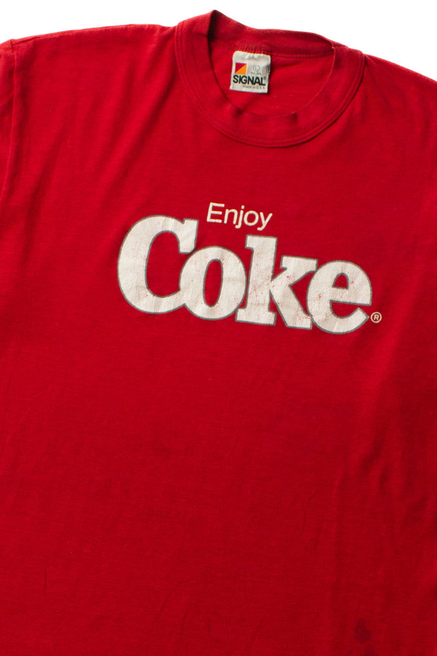 Vintage Enjoy Coke T-Shirt (1980s)