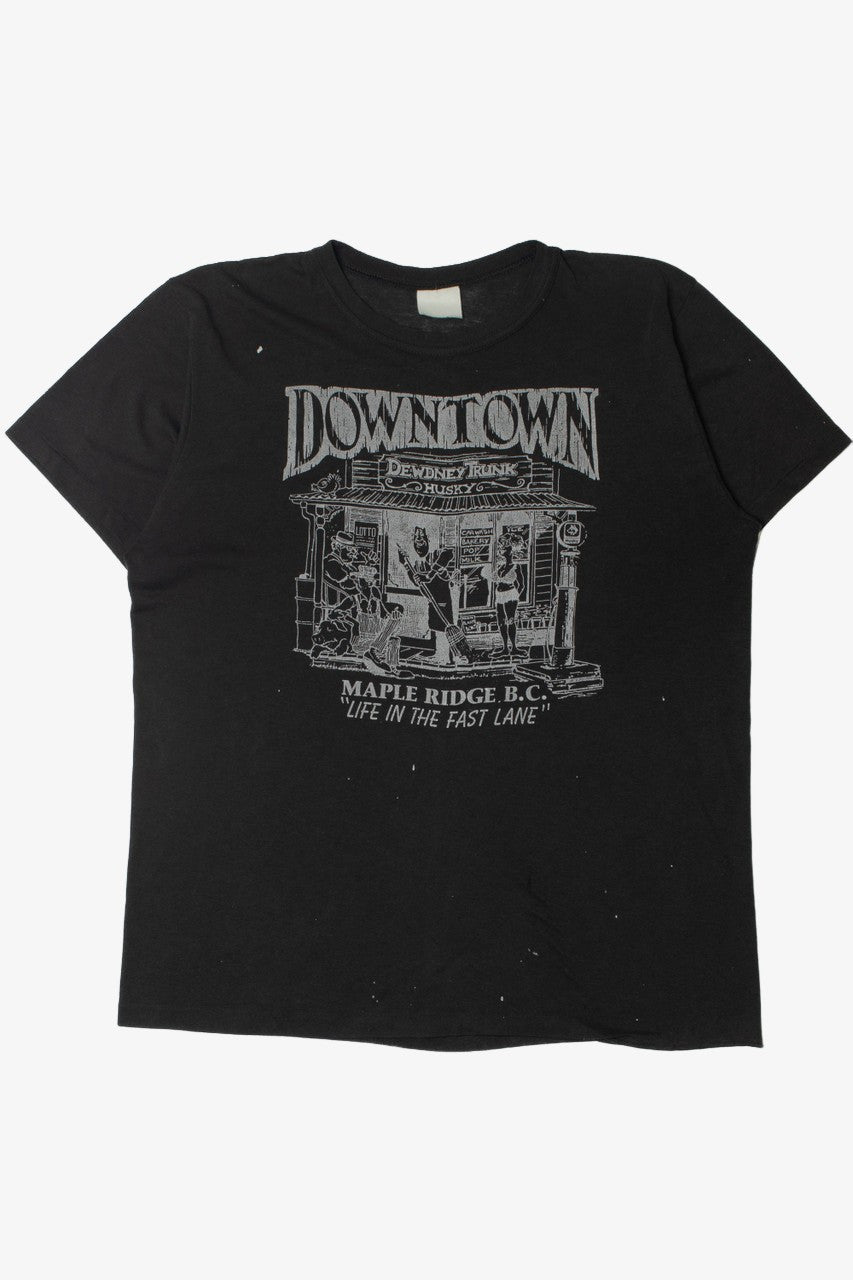 Vintage "Downtown" "Maple Ridge B.C." General Store T-Shirt