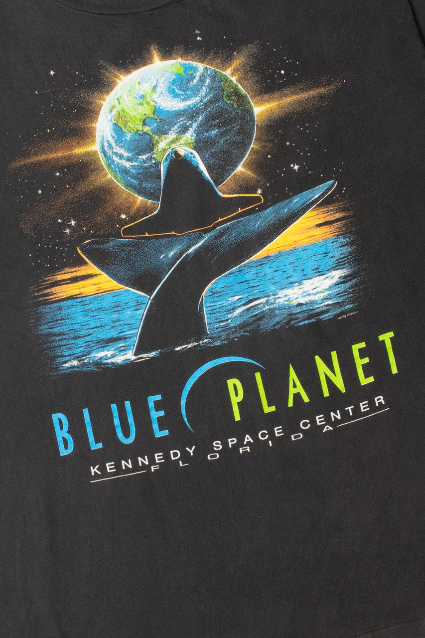 Vintage "Blue Planet" "Kennedy Space Center Florida" T-Shirt