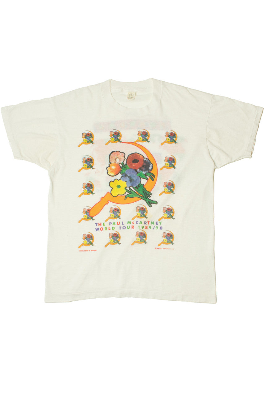 Vintage "Paul McCartney World Tour 1989/90" T-Shirt