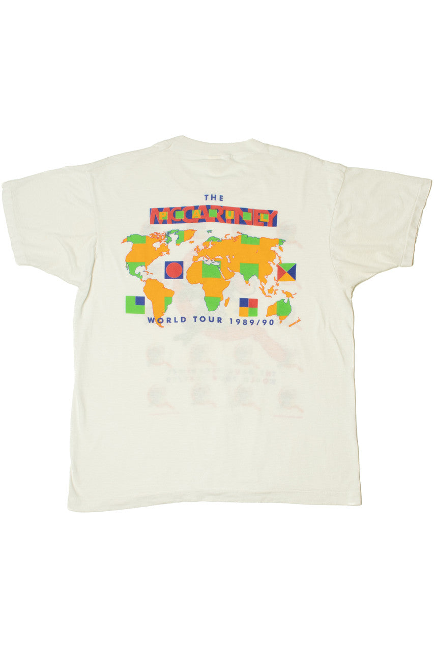 Vintage "Paul McCartney World Tour 1989/90" T-Shirt