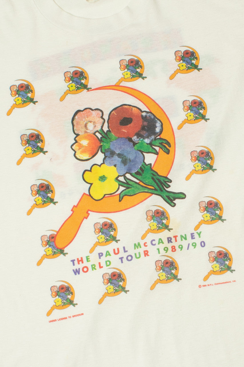 Vintage "Paul McCartney World Tour 1989/90" T-Shirt