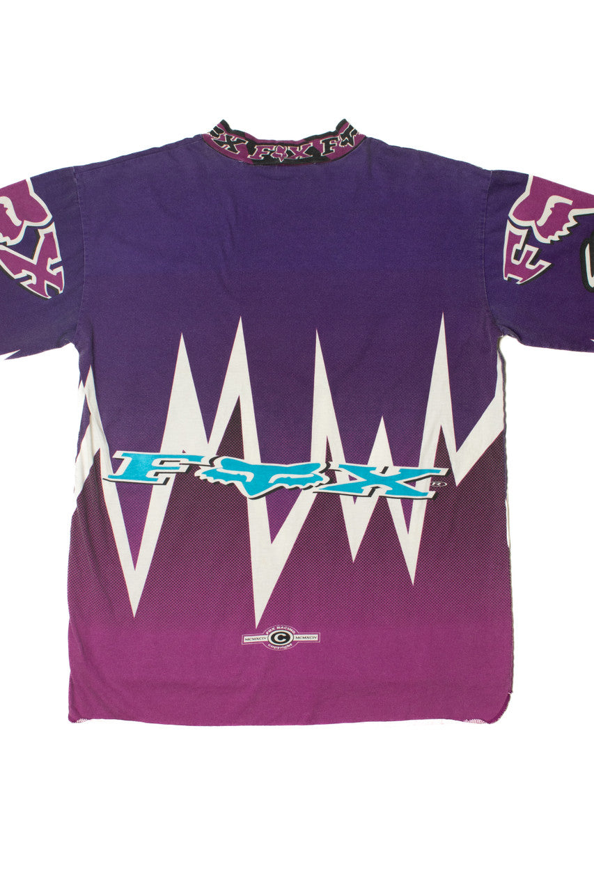 Vintage 1994 Fox Racing Motocross Long Sleeve Cotton Jersey
