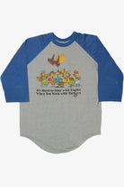 Vintage 1981 "Surrounded By Turkeys" Phrase Raglan T-Shirt