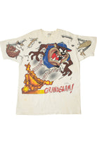 Vintage 1997 Taz Tasmanian Devil Looney Tunes "Grandslam" T-Shirt