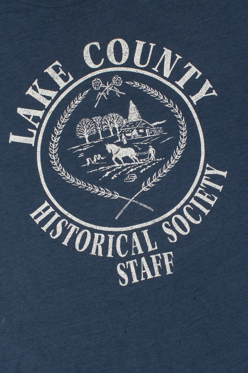 Vintage "Lake County Historical Society" Single Stitch T-Shirt