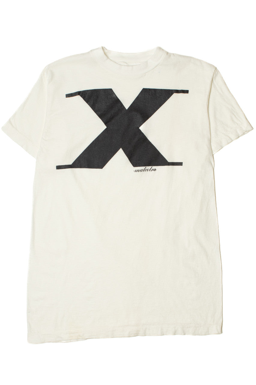 Vintage 1990's Malcolm X Movie Promo T-Shirt