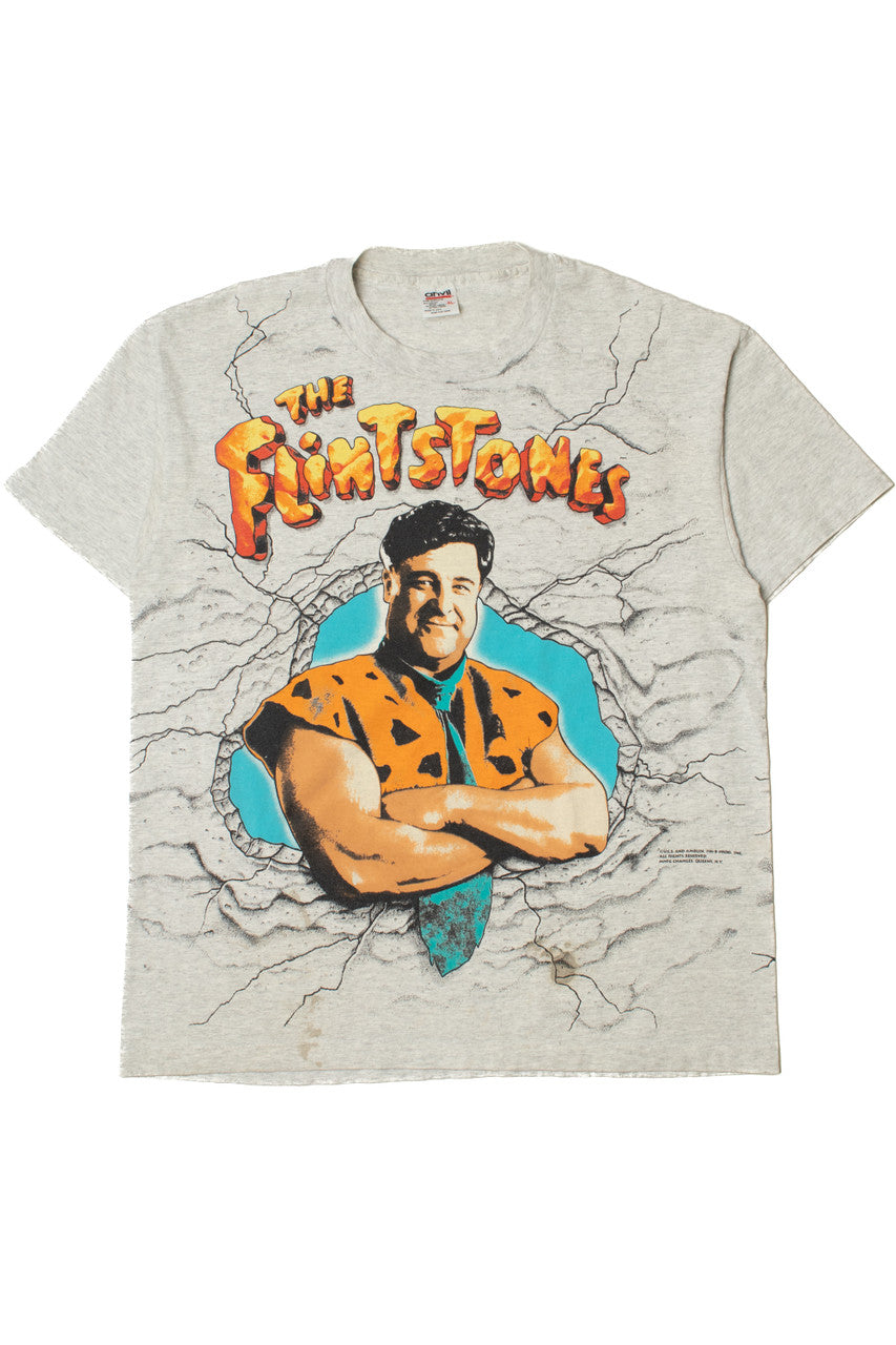 Vintage 1990's The Flintstones "Yabba-Dabba-Doo It!" AOP T-Shirt