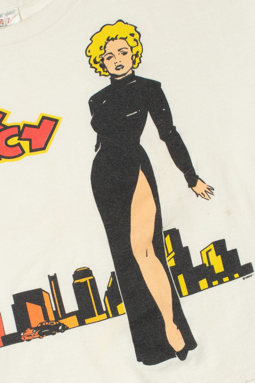 Vintage 1990 "Dick Tracy" Madonna Crop Top T-Shirt