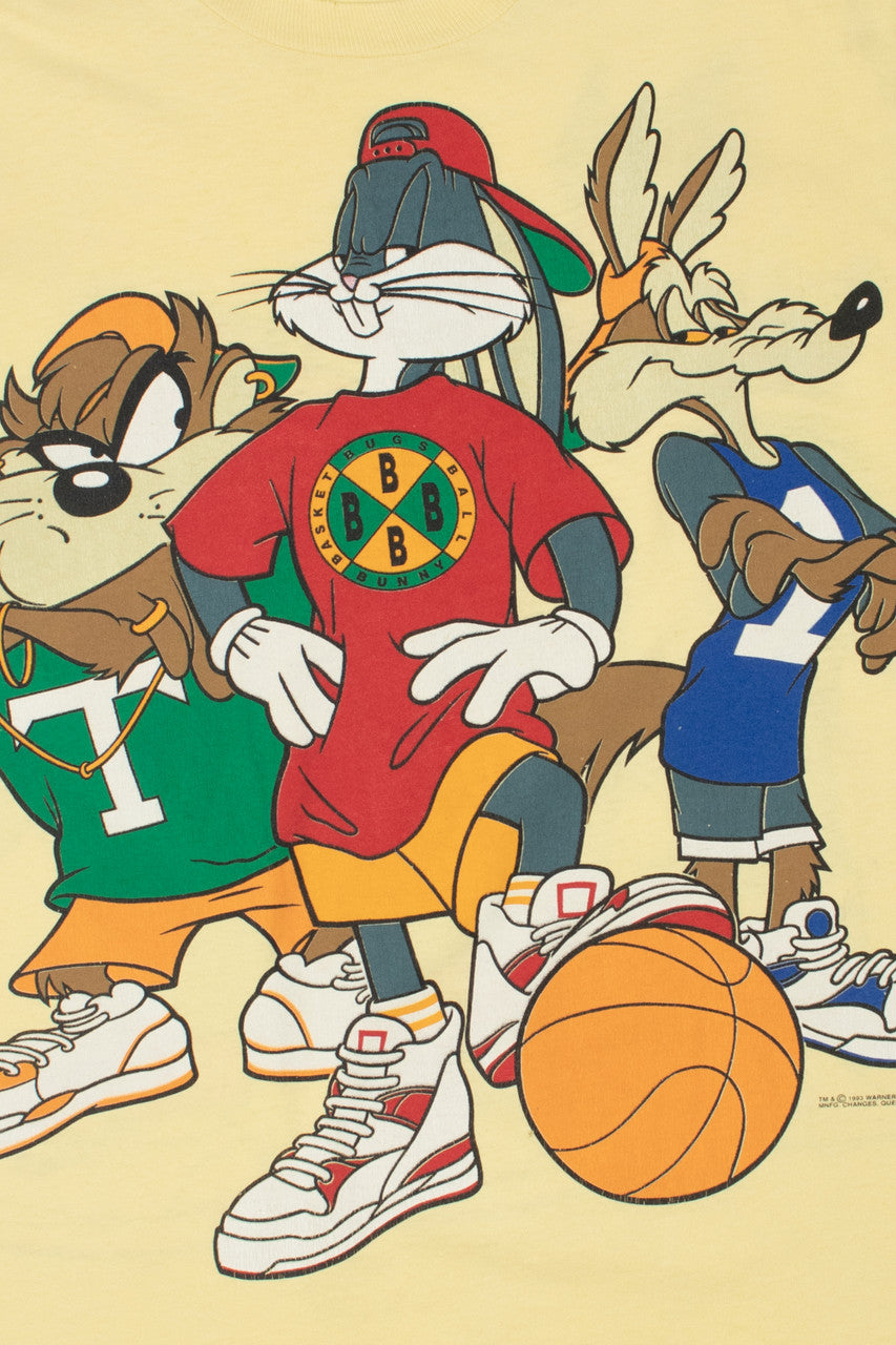 Vintage 1993 Looney Tunes "Bugs Bunny Basketball" T-Shirt