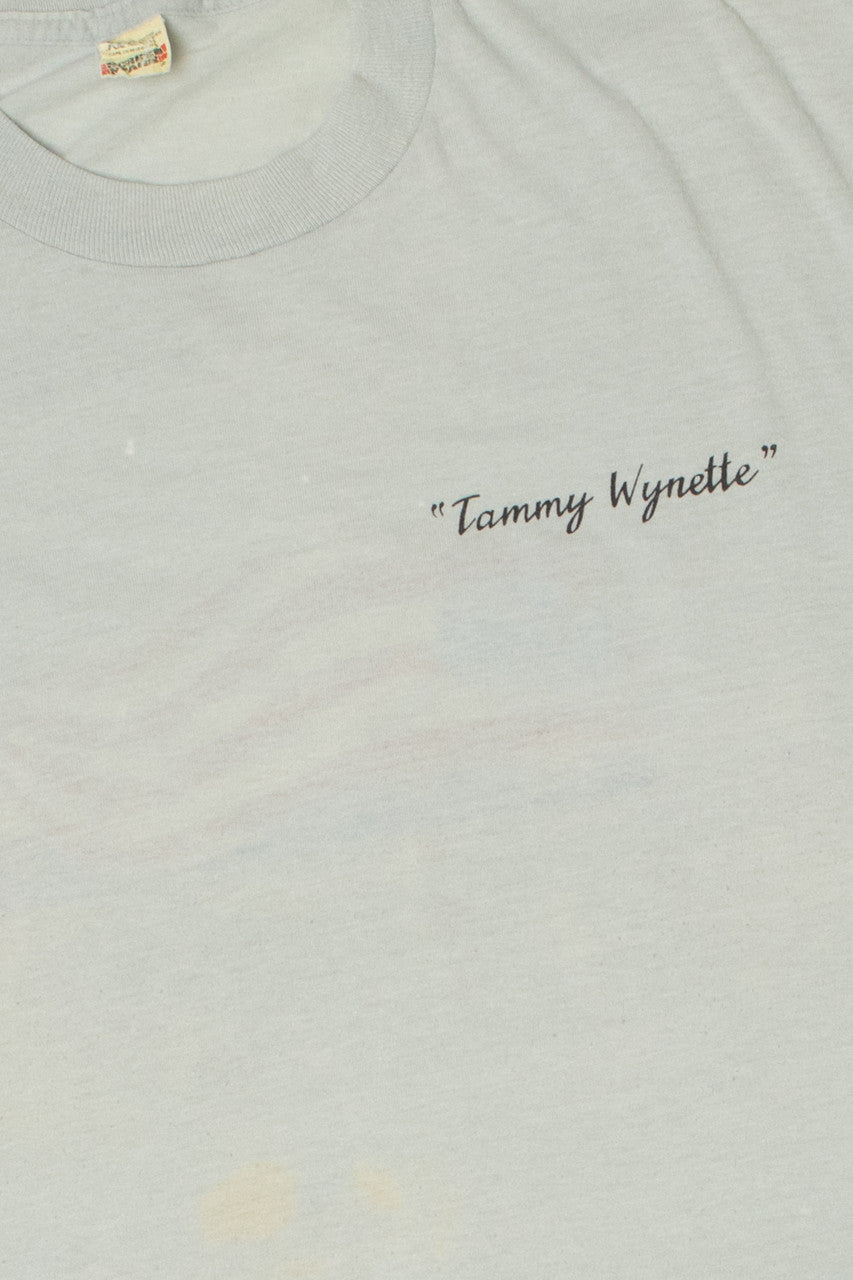 Vintage Tammy Wynette "First Lady of Country Music" Single Stitch T-Shirt