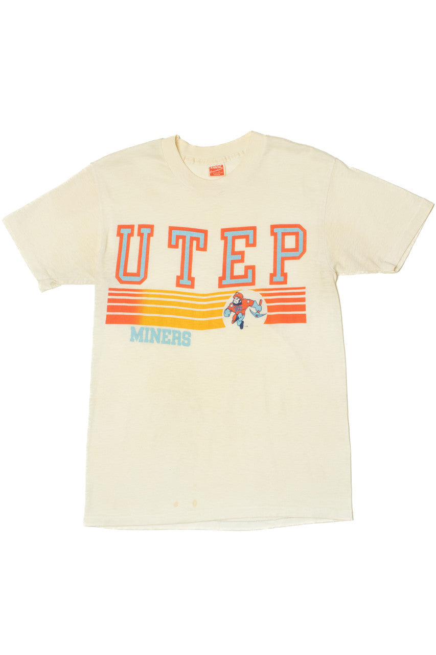 Vintage UTEP Miners Football Single Stitch T-Shirt