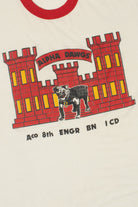 Vintage 1980's "Alpha Dawgs" Army Battalion Ringer T-Shirt