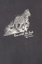 Vintage Zebra "Run With The Best" Single Stitch T-Shirt