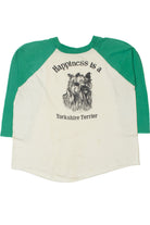 Vintage Yorkshire Terrier Raglan T-Shirt