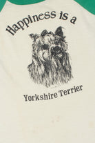 Vintage Yorkshire Terrier Raglan T-Shirt