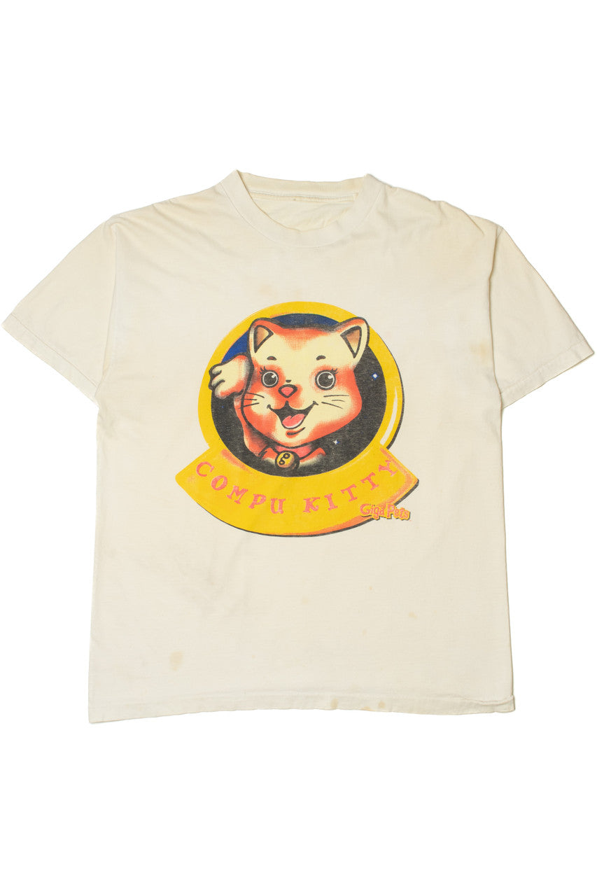 Vintage GigaPets "Compu Kitty" Single Stitch T-Shirt