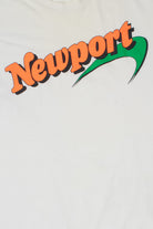 Vintage Newport Neon Orange Single Stitch Logo T-Shirt