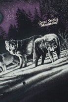 Vintage "Great Smoky Mountains" Wolf Moon All Over Print T-Shirt