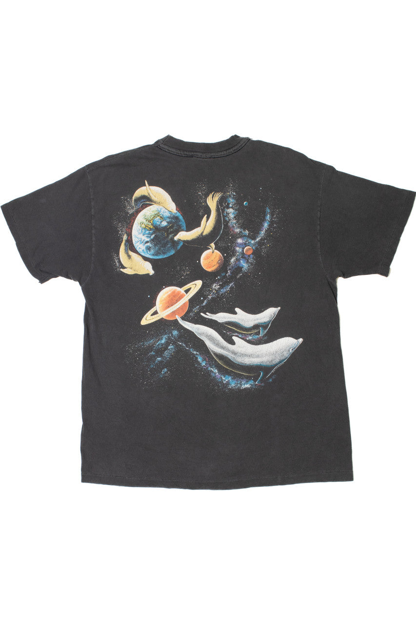 Vintage 1990 Orca Wisdom Distressed Single Stitch T-Shirt