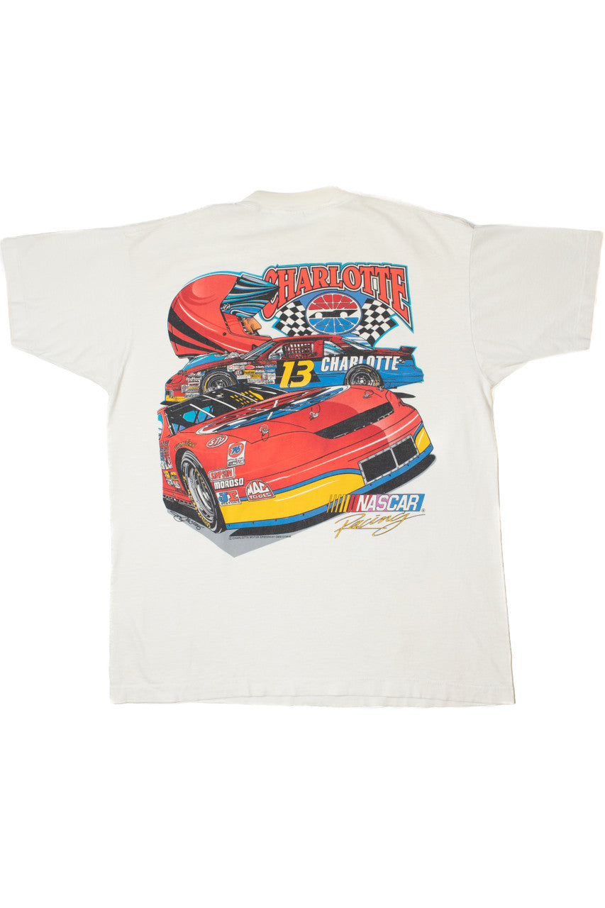 Vintage NASCAR Racing "Charlotte Motor Speedway" Pocket T-Shirt