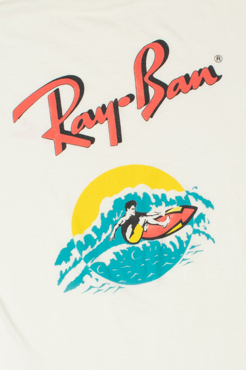 Vintage Ray-Ban Sunglasses Surf Single Stitch T-Shirt