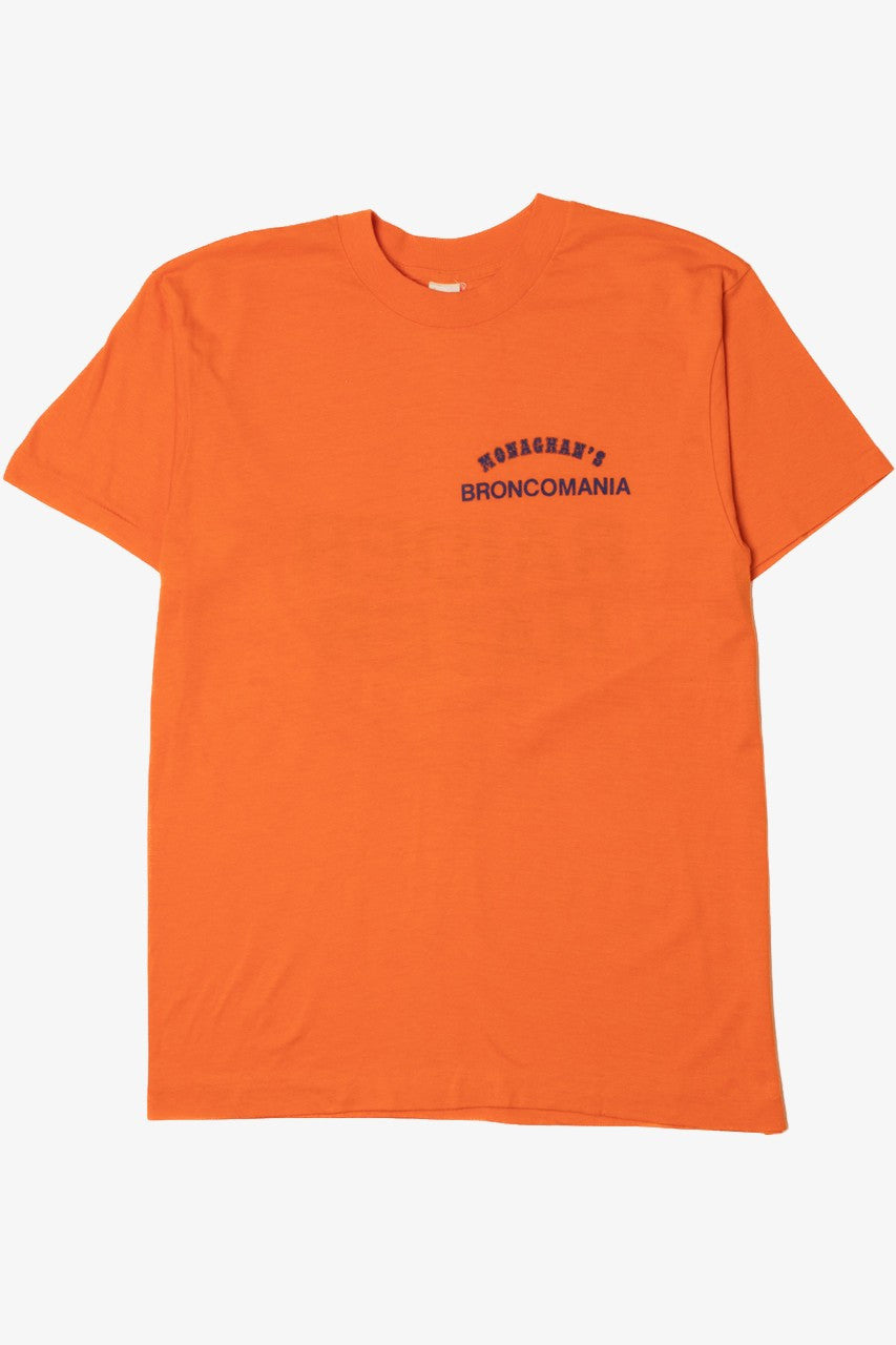 Vintage 1980's "Broncomania" Denver Broncos NFL Rivalry T-Shirt